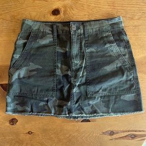 Aeropostale High Rise jean mini skirt